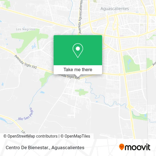Centro De Bienestar. map