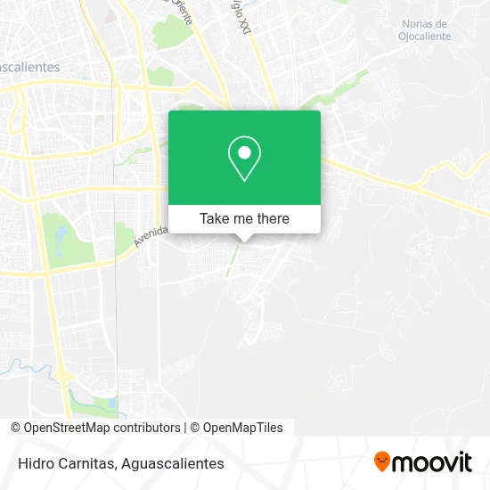 Hidro Carnitas map