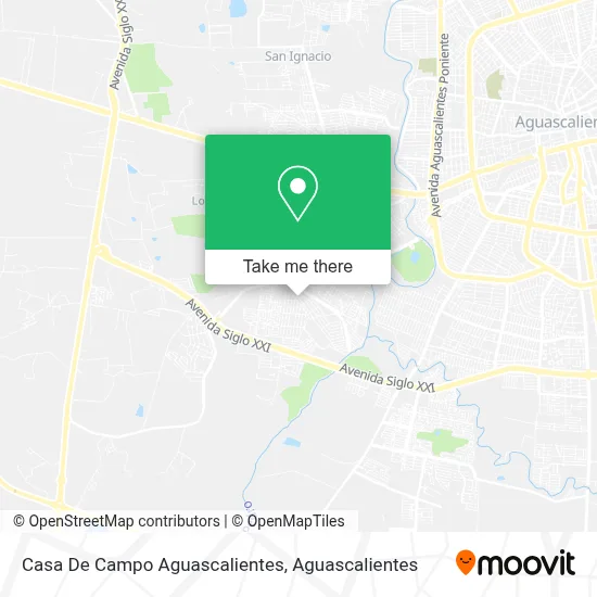 Casa De Campo Aguascalientes map