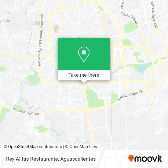 Rey Alitas Restaurante map
