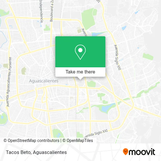 Tacos Beto map