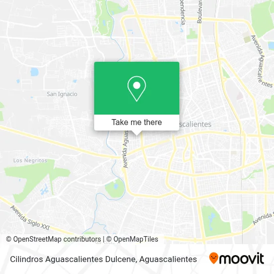 Cilindros Aguascalientes Dulcene map