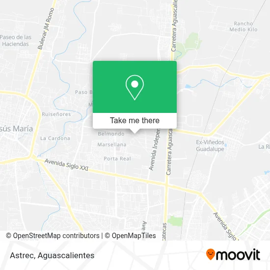 Astrec map