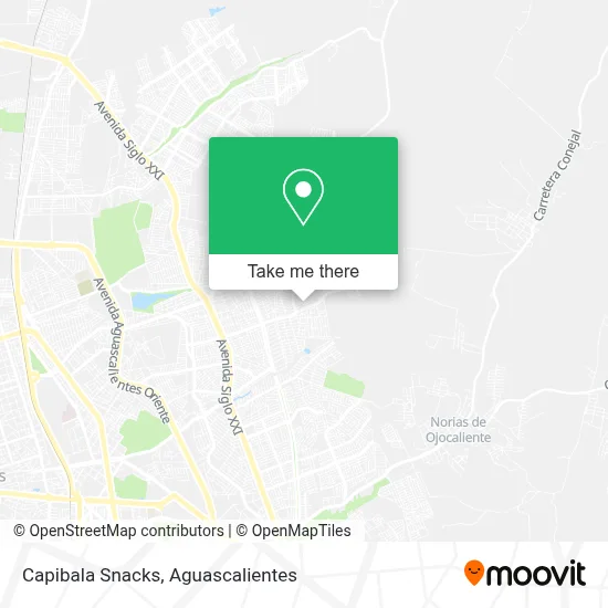 Capibala Snacks map