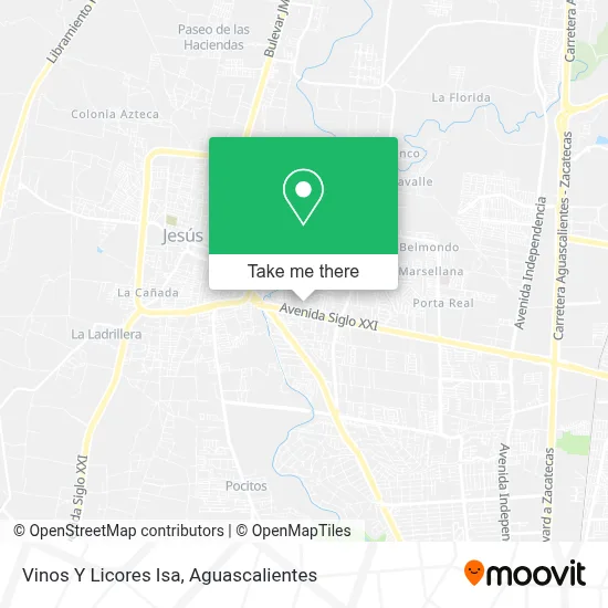Vinos Y Licores Isa map