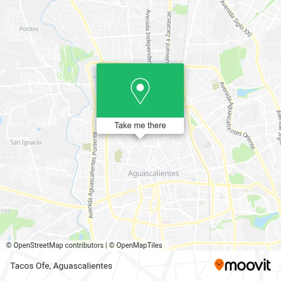 Tacos Ofe map