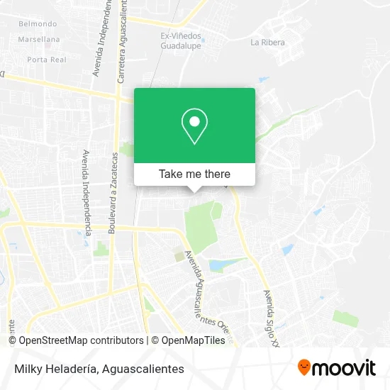 Milky Heladería map