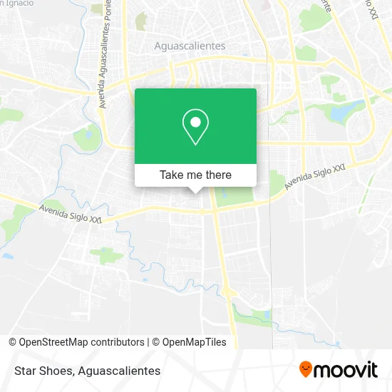 Star Shoes map