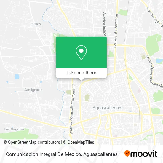 Comunicacion Integral De Mexico map