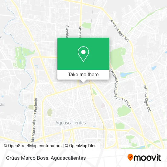 Grúas Marco Boss map