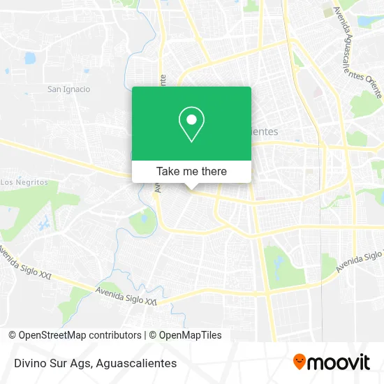 Divino Sur Ags map