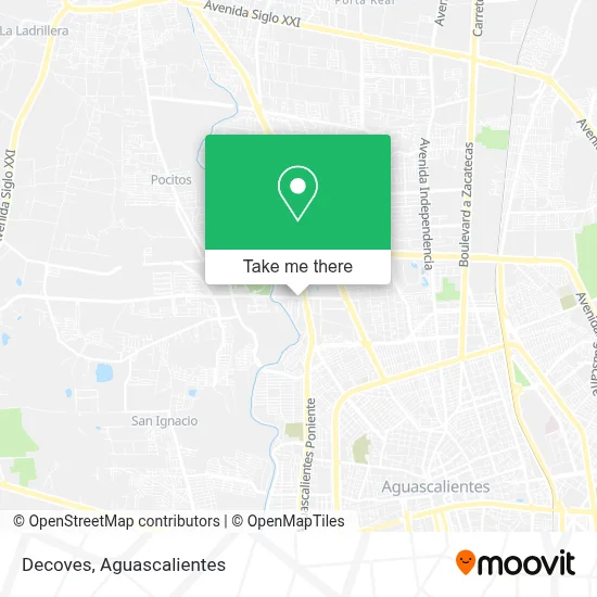 Decoves map
