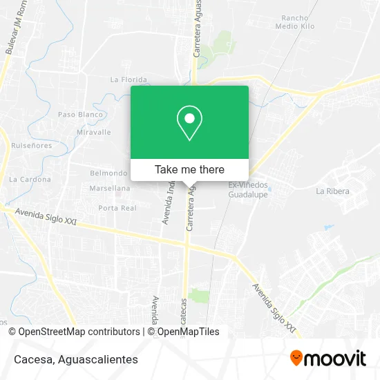 Cacesa map
