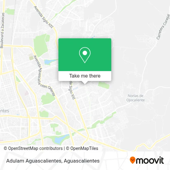 Adulam Aguascalientes map