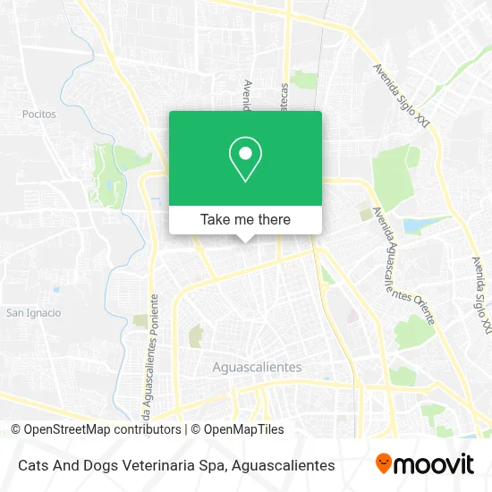 Cats And Dogs Veterinaria Spa map