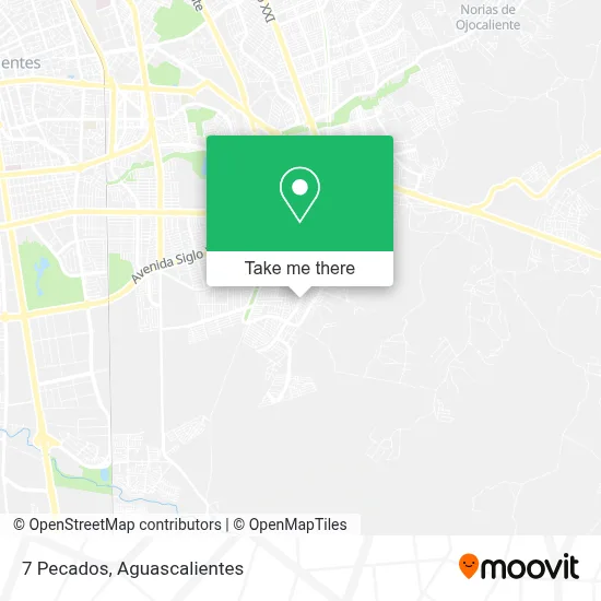 7 Pecados map