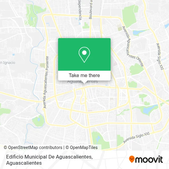 Edificio Municipal De Aguascalientes map