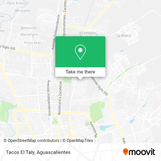 Tacos El Taly map