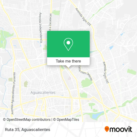 Ruta 35 map