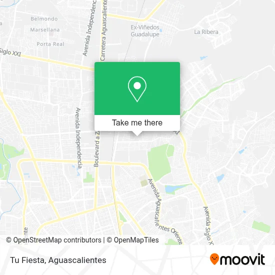 Tu Fiesta map