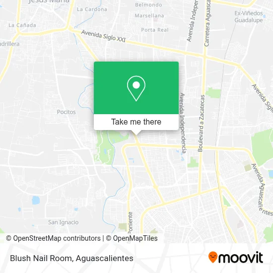 Blush Nail Room map