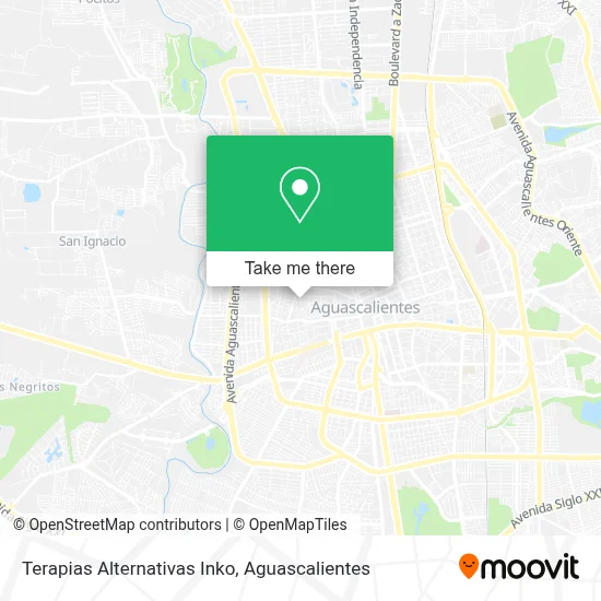 Terapias Alternativas Inko map