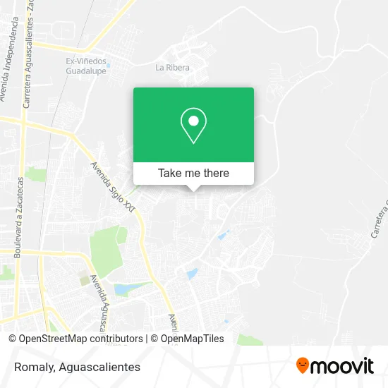 Romaly map