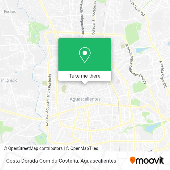 Costa Dorada Comida Costeña map
