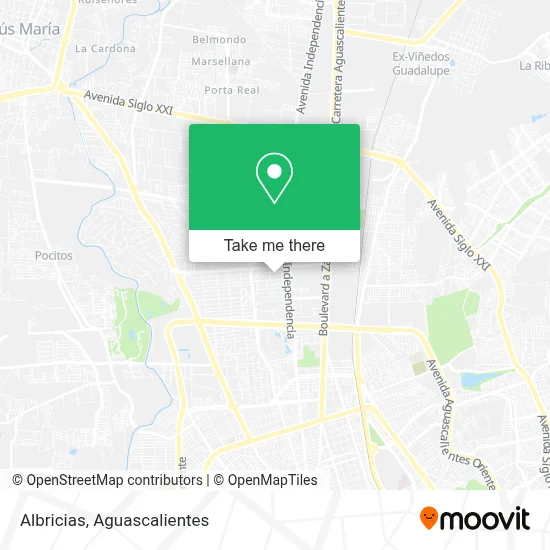Albricias map