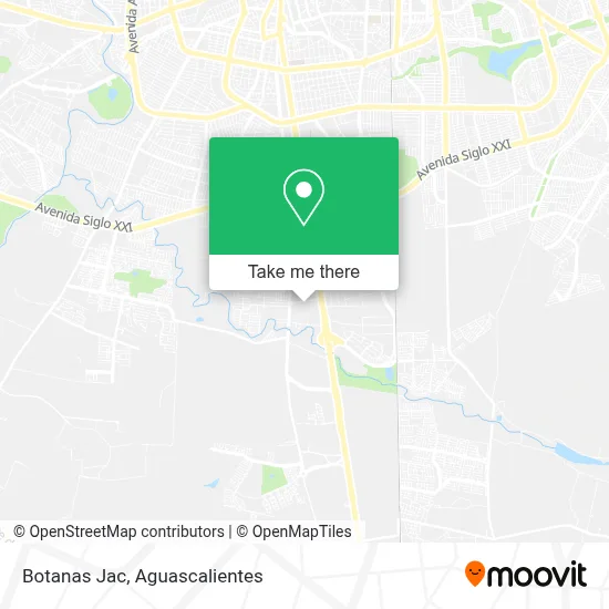 Botanas Jac map