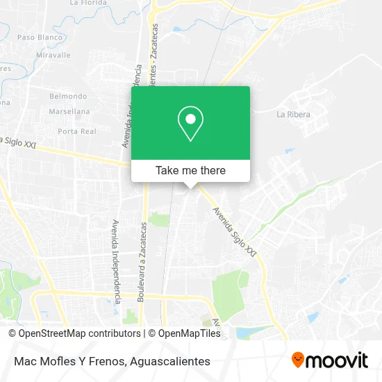 Mac Mofles Y Frenos map