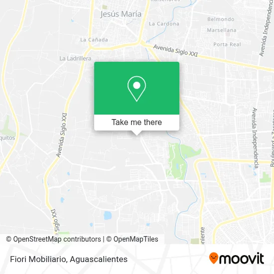 Fiori Mobiliario map