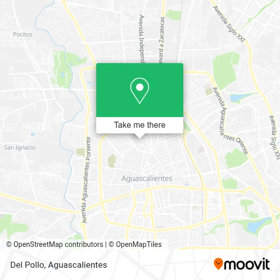 Del Pollo map