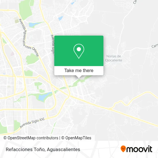 Refacciones Toño map