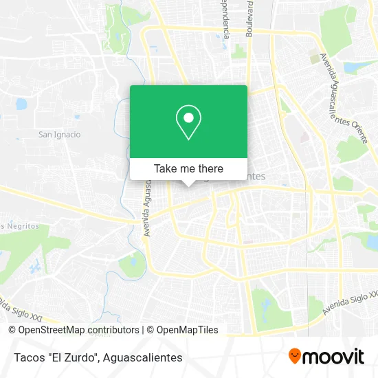 Tacos "El Zurdo" map
