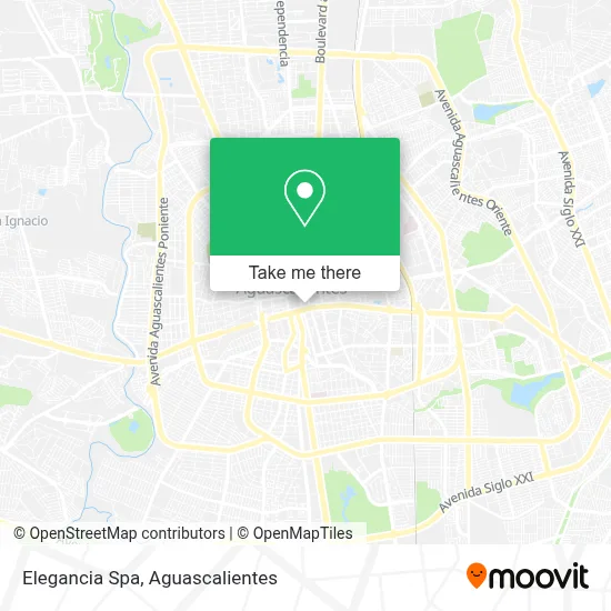 Elegancia Spa map