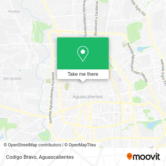 Codigo Bravo map