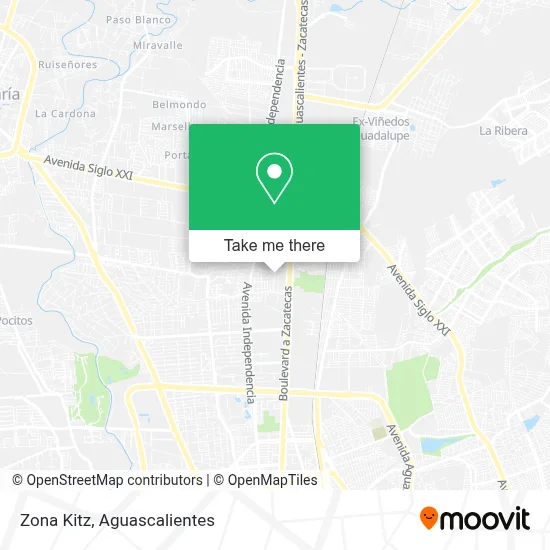 Zona Kitz map