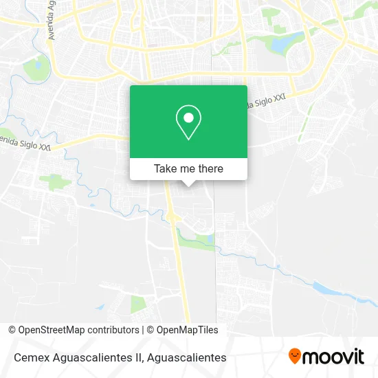 Cemex Aguascalientes II map