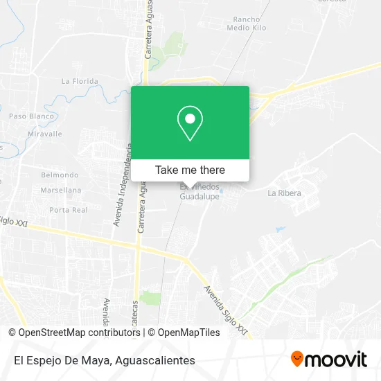 El Espejo De Maya map