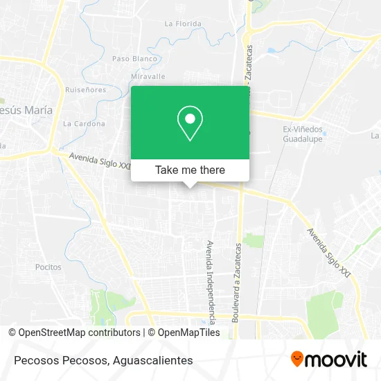 Pecosos Pecosos map