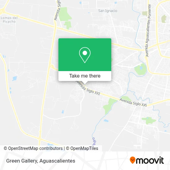 Green Gallery map