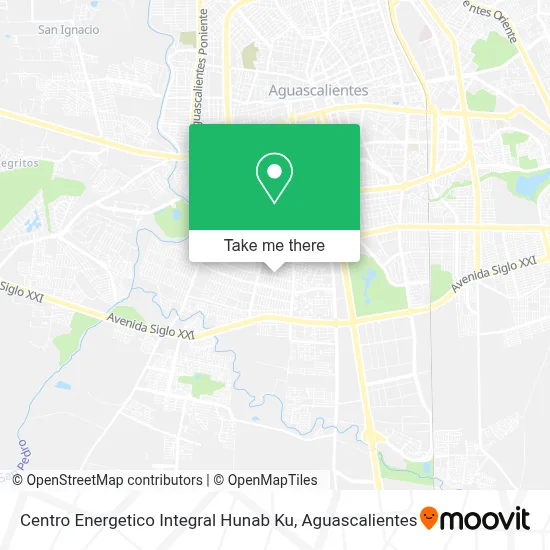 Centro Energetico Integral Hunab Ku map