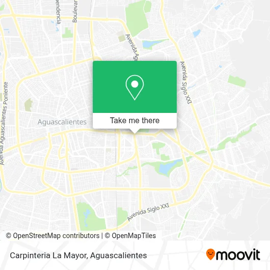 Carpinteria La Mayor map