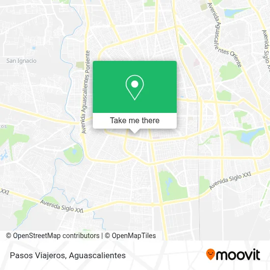 Pasos Viajeros map