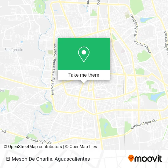 El Meson De Charlie map