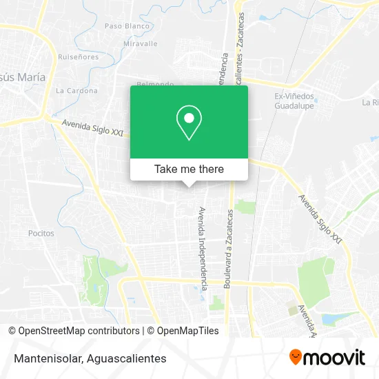 Mantenisolar map