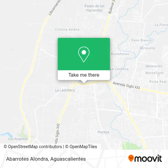 Abarrotes Alondra map