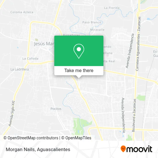 Morgan Nails map