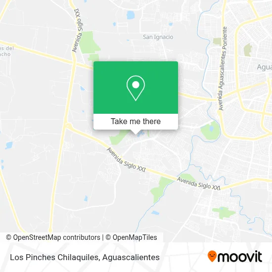 Los Pinches Chilaquiles map